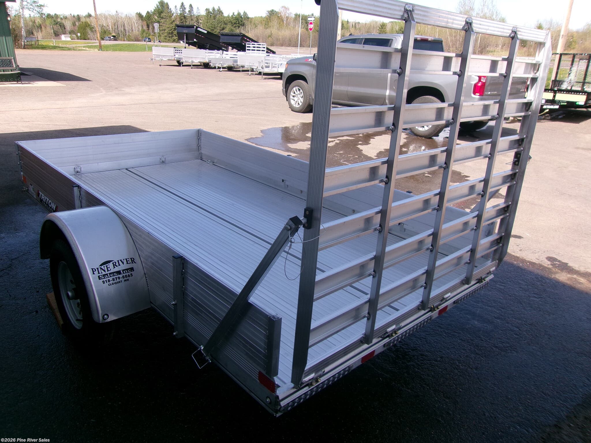 2026 FIT Series 64" x10' Fit GVWR 2200 Alum Utility Trailer by Triton Trailers from Pine River Sales in Cloquet, Minnesota
