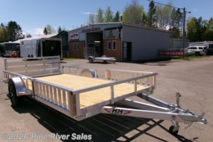 2026 H&H 82x14 Alum 3K GVWR Rail Side