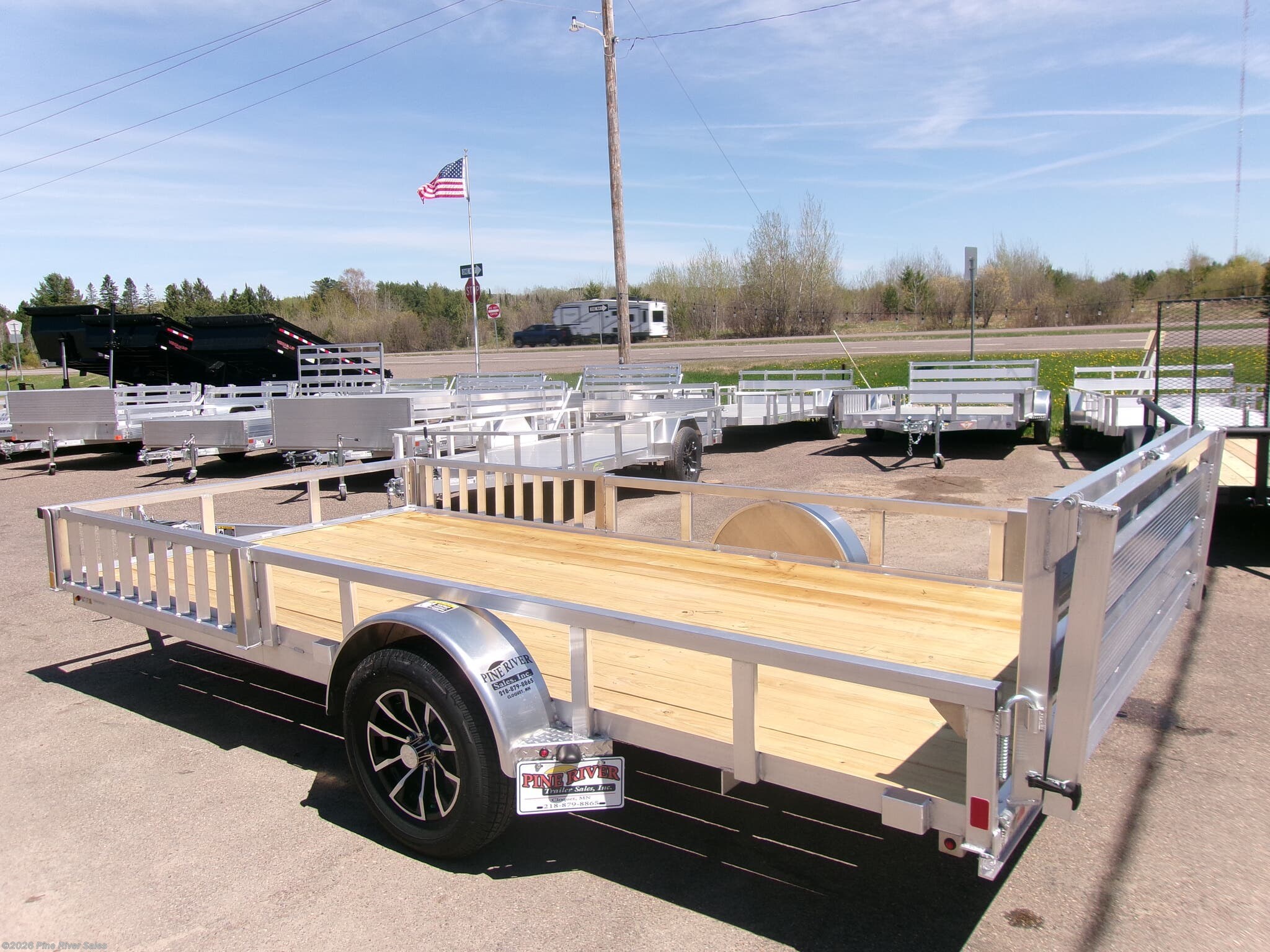 New 2026 H&H 82x14  Alum 3K GVWR Rail Side available in Cloquet, Minnesota
