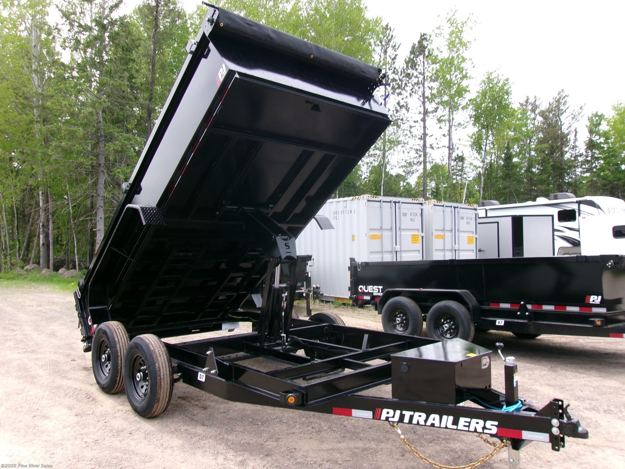 2027 D7 2025 PJ D7 83X14 DUMP 14K by PJ Trailers from Pine River Sales in Cloquet, Minnesota