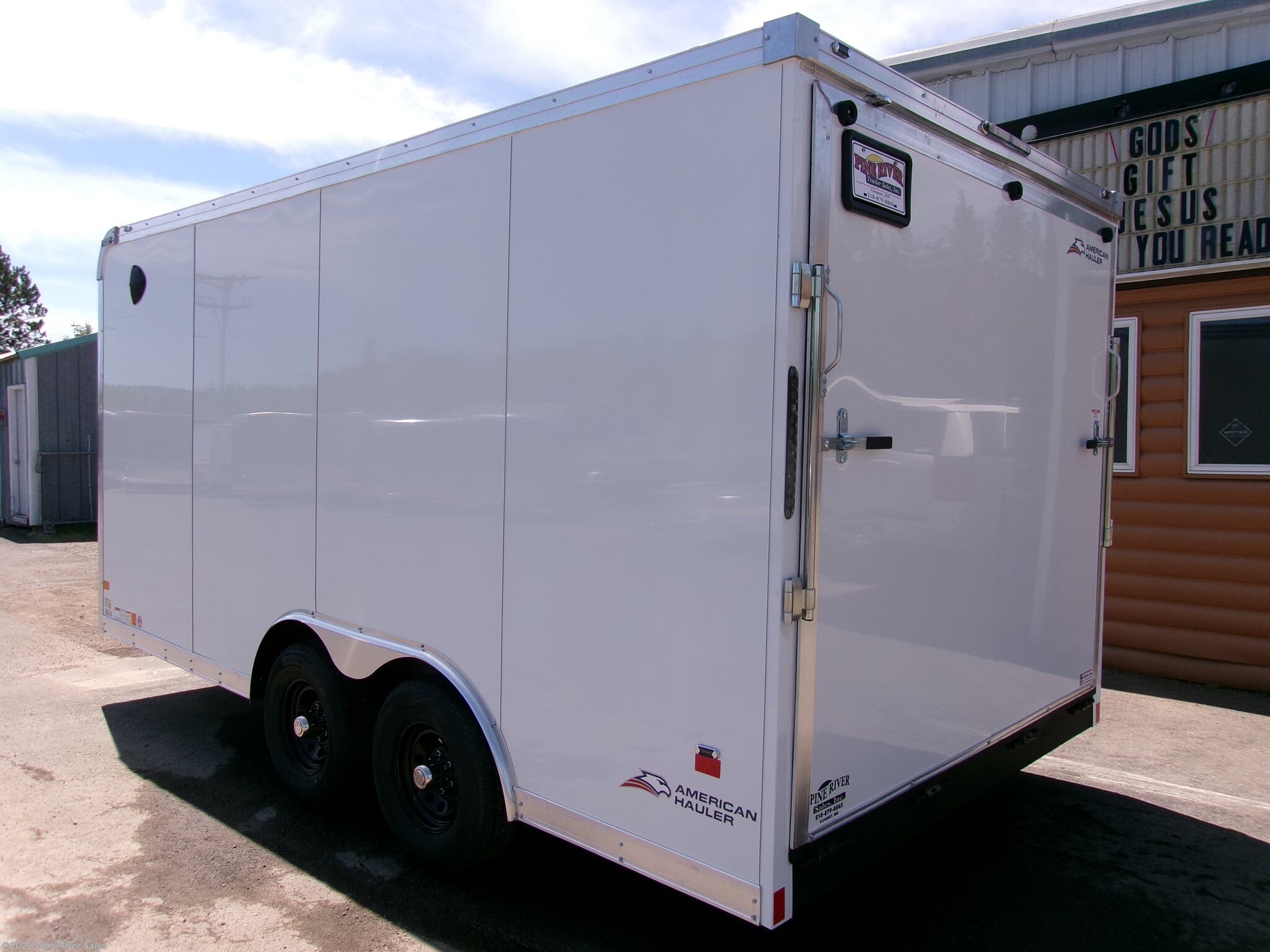 2026 American Hauler 8.5x16 EAVH 10K GVWR - New Cargo Trailer for sale by Pine River Sales in Cloquet, Minnesota