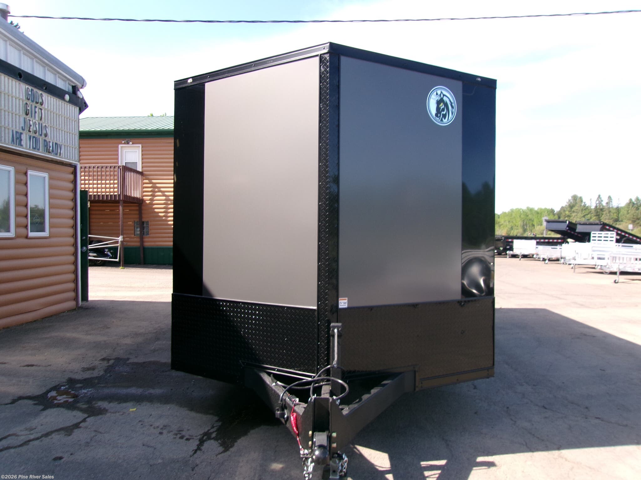 2026 DHW Series 8.5 x18  black pack 10k GVWR by Darkhorse Cargo from Pine River Sales in Cloquet, Minnesota
