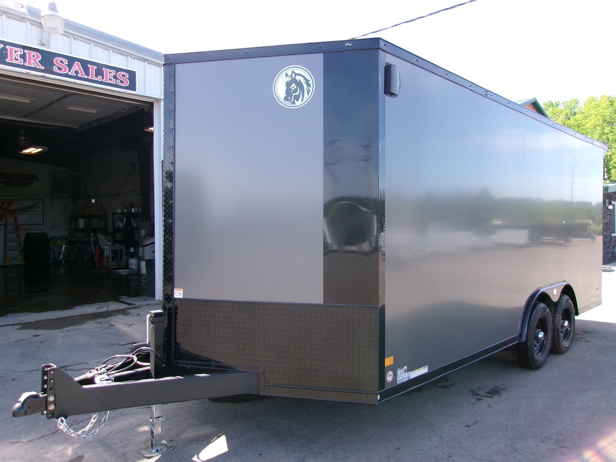 2026 Darkhorse Cargo DHW Series 8.5 x18  black pack 10k GVWR - New Cargo Trailer for sale by Pine River Sales in Cloquet, Minnesota