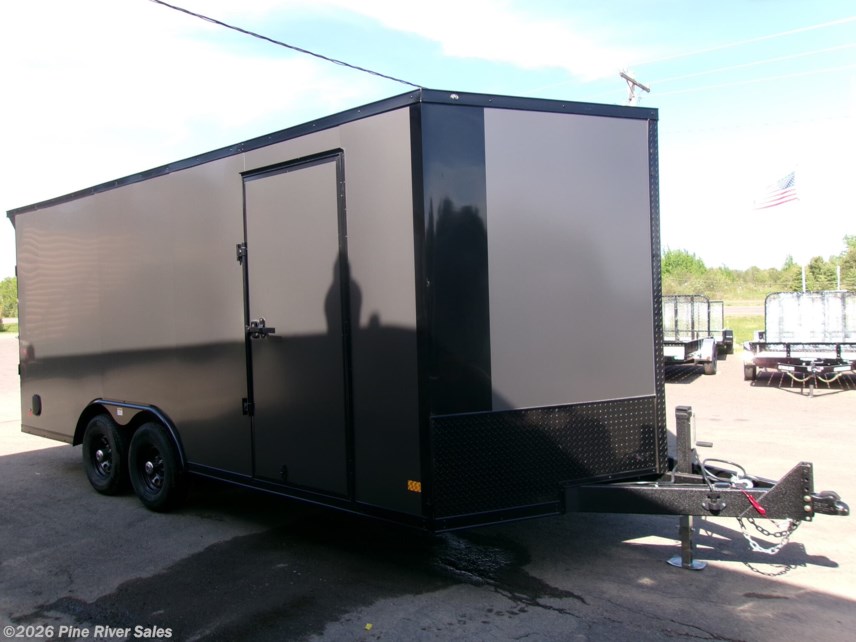New 2026 Darkhorse Cargo DHW Series 8.5 x18 black pack 10k GVWR available in Cloquet, Minnesota