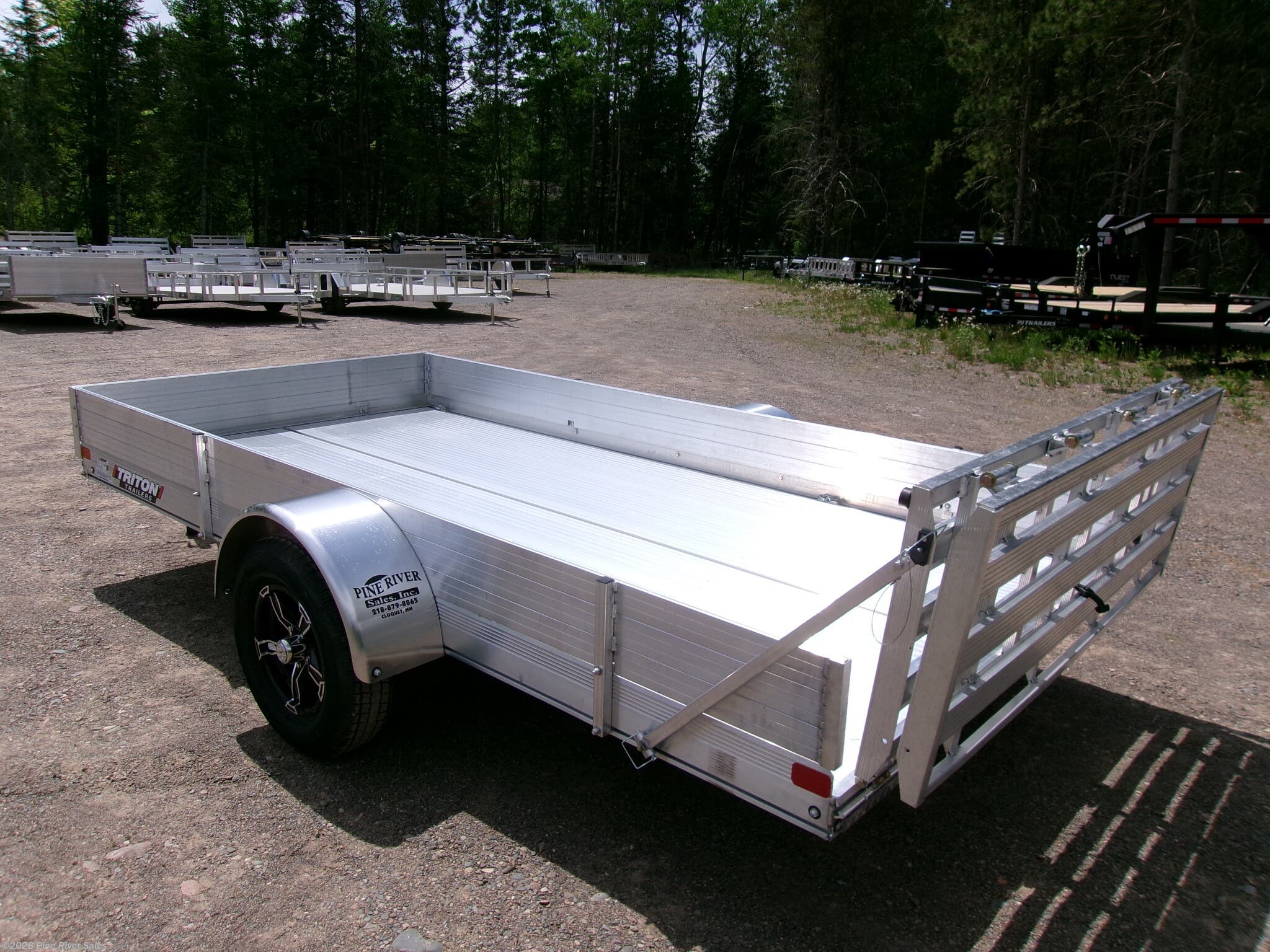 2026 Triton Trailers FIT Series 72x12 Fix ALL ALUM, 3K GVWR - New Utility Trailer for sale by Pine River Sales in Cloquet, Minnesota