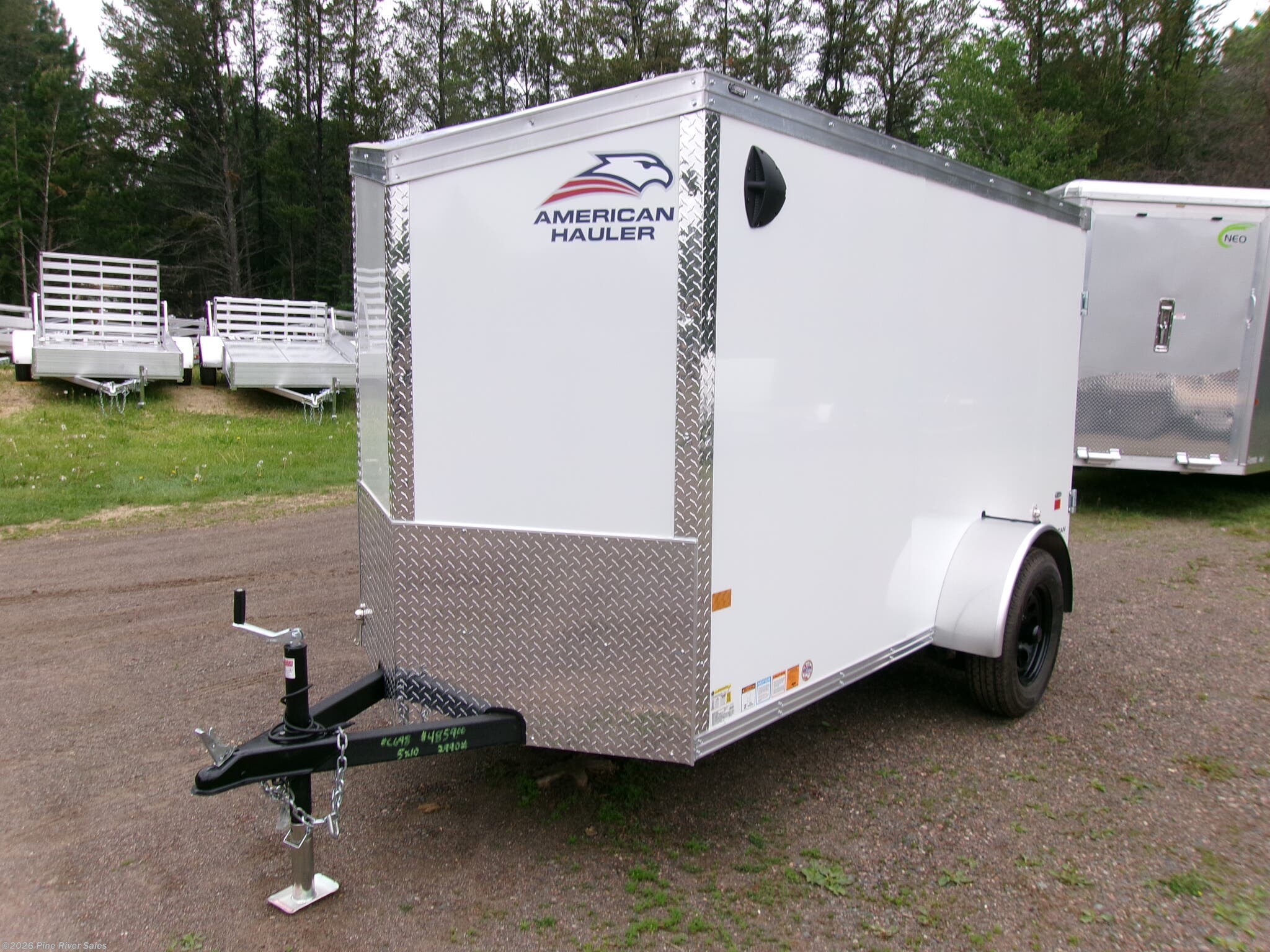 2026 5x10 3k  GVWR by American Hauler from Pine River Sales in Cloquet, Minnesota