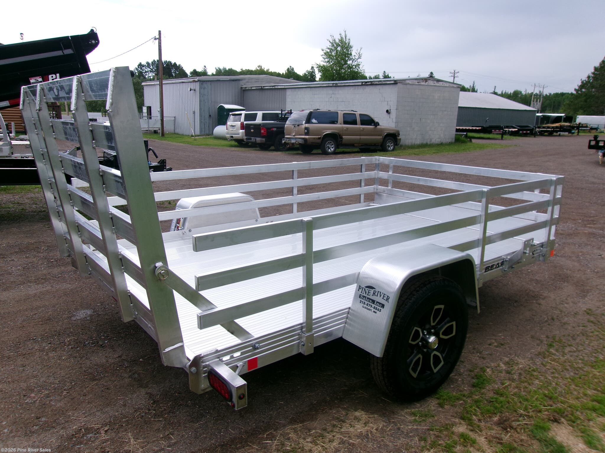 2026 Bear Track 76" x120" 3K GVWR Alum Utility Trailer