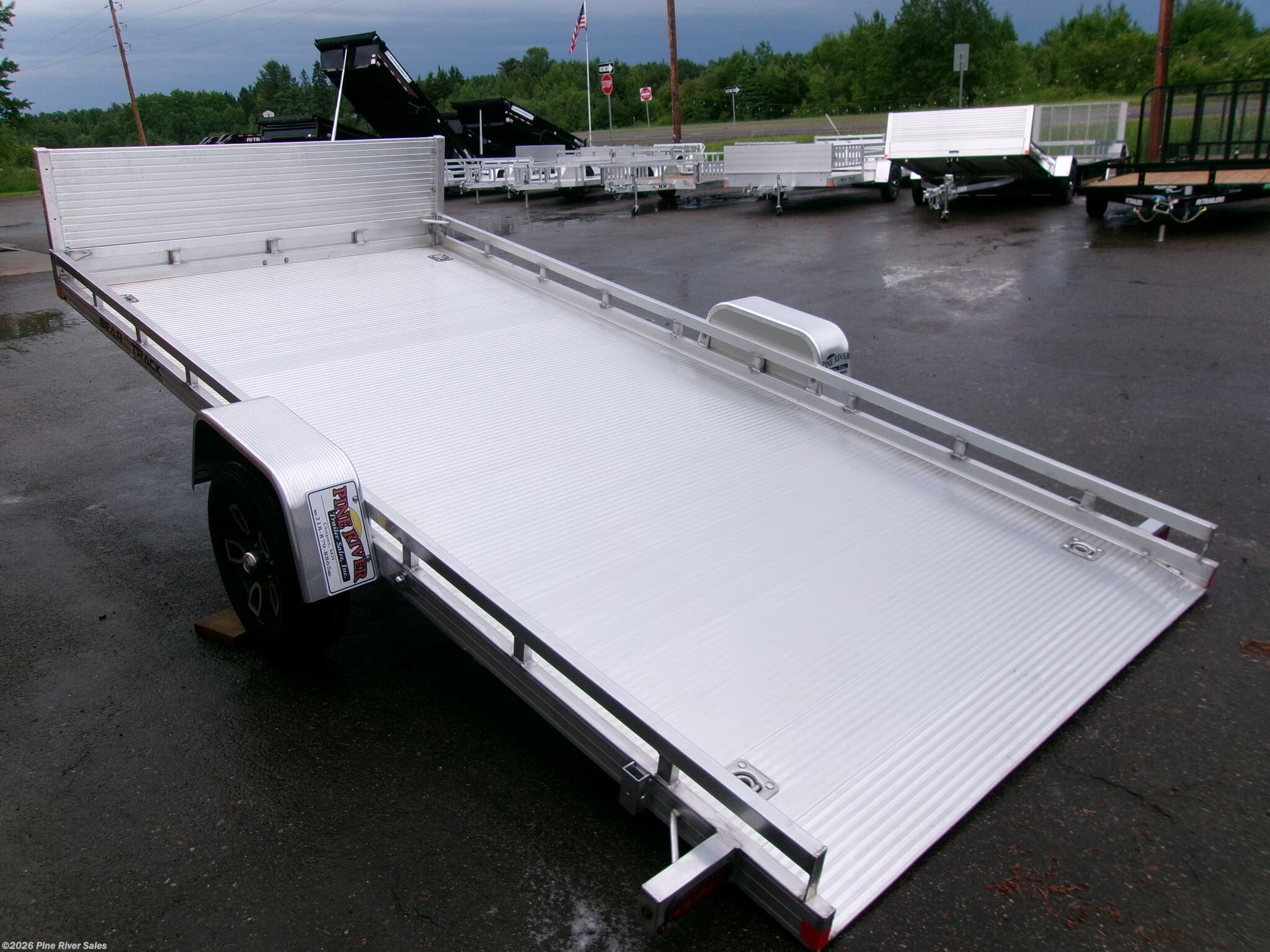 New 2026 Bear Track 81" x 176"  Alum Tilt Trailer 3.5k available in Cloquet, Minnesota