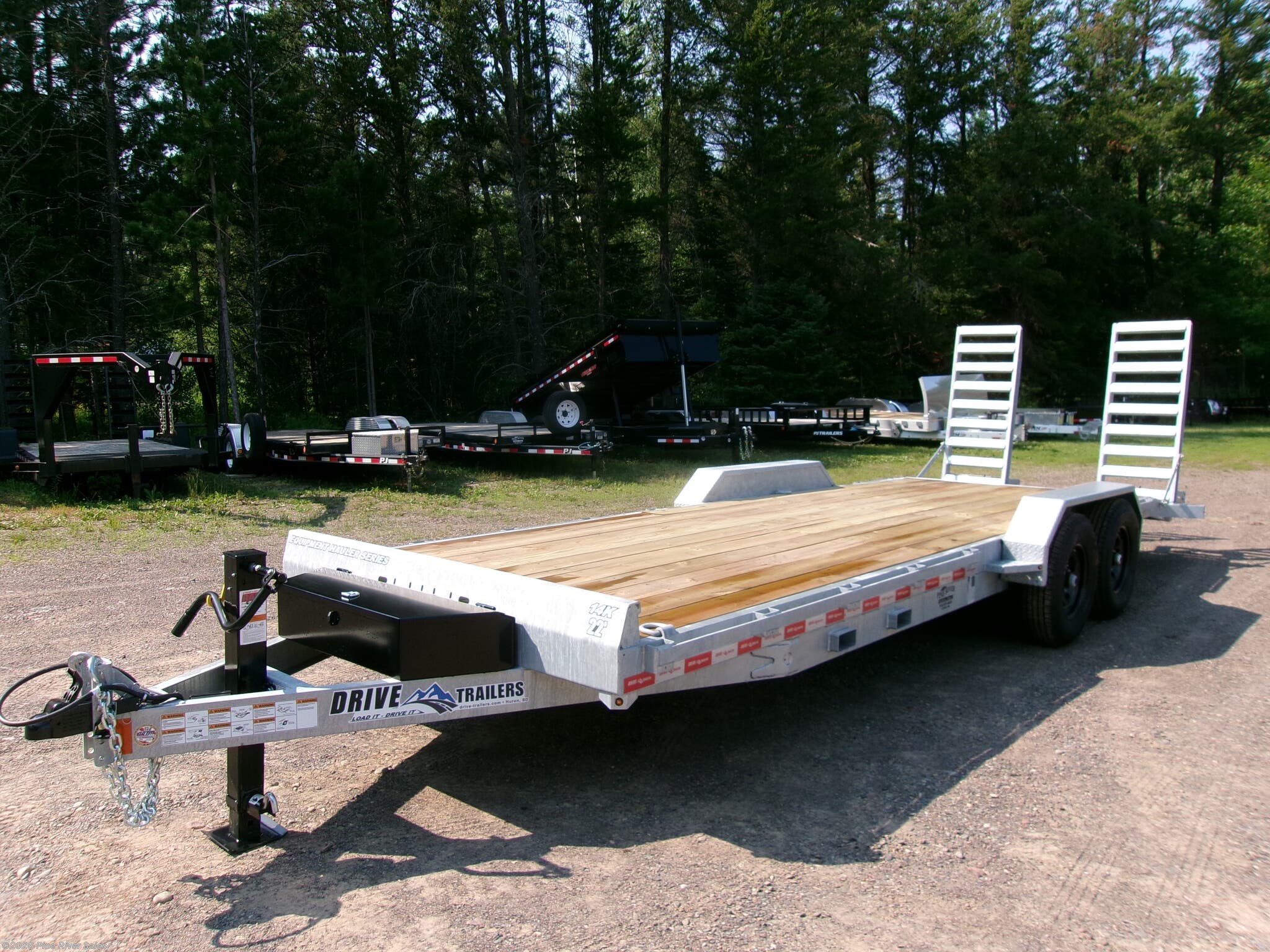 2026 Drive Trailers 82"x22' Galv. Skid 14k GVWR