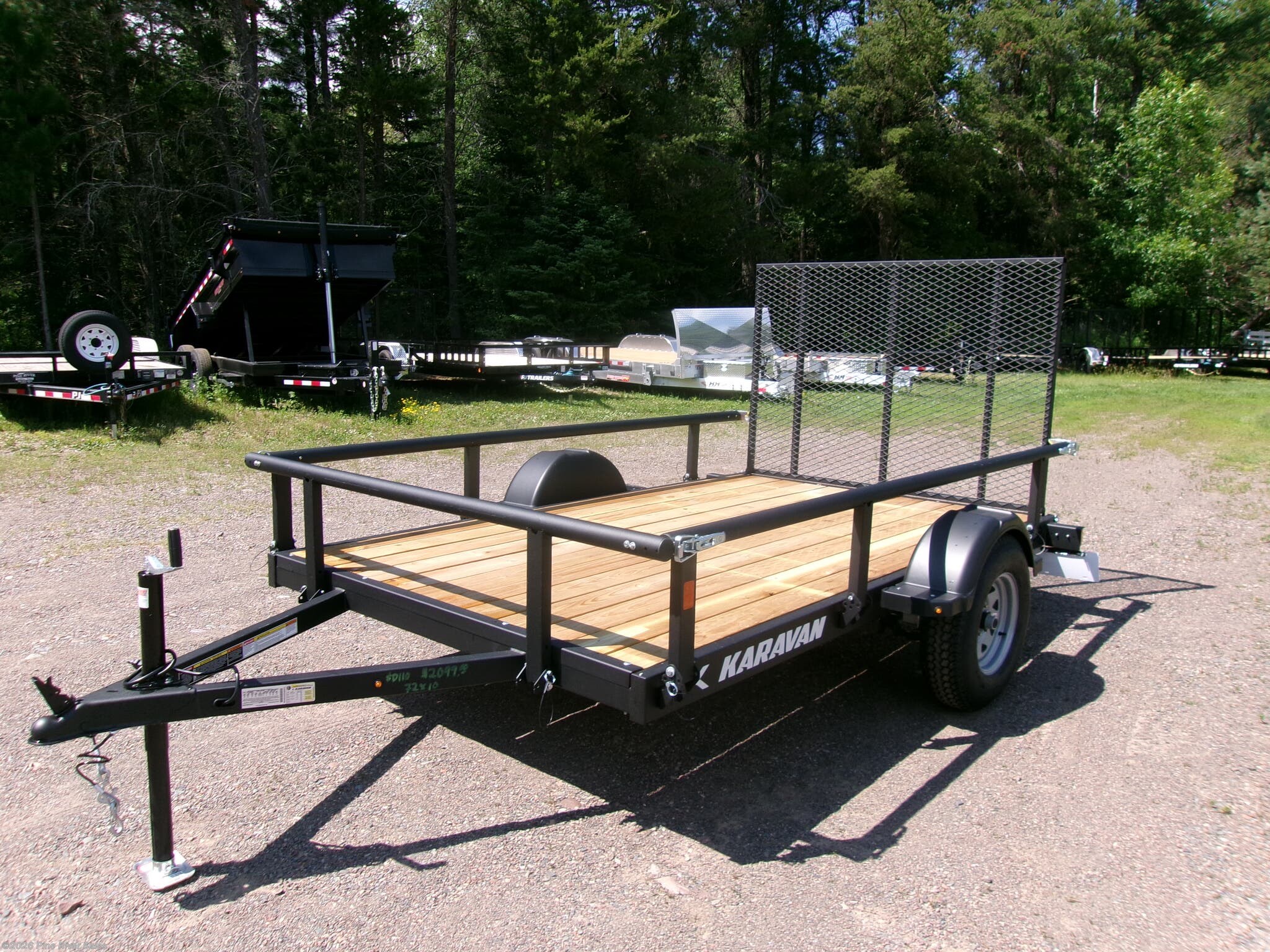 2027 Karavan Utility Trailer 72x10 GVWR 3K