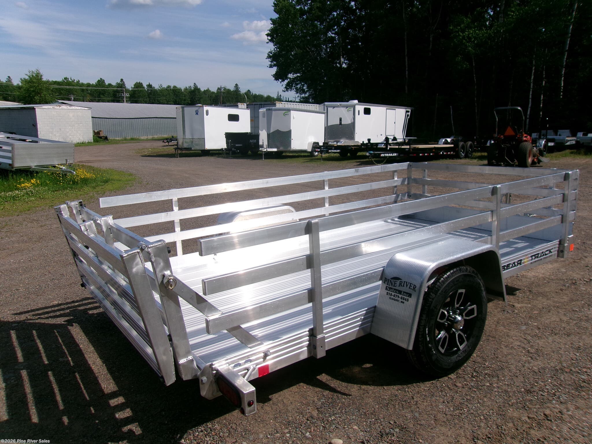 2027 Bear Track 65" x 120" GVWR 2200# all Alum Utility Trailer - New Utility Trailer for sale by Pine River Sales in Cloquet, Minnesota