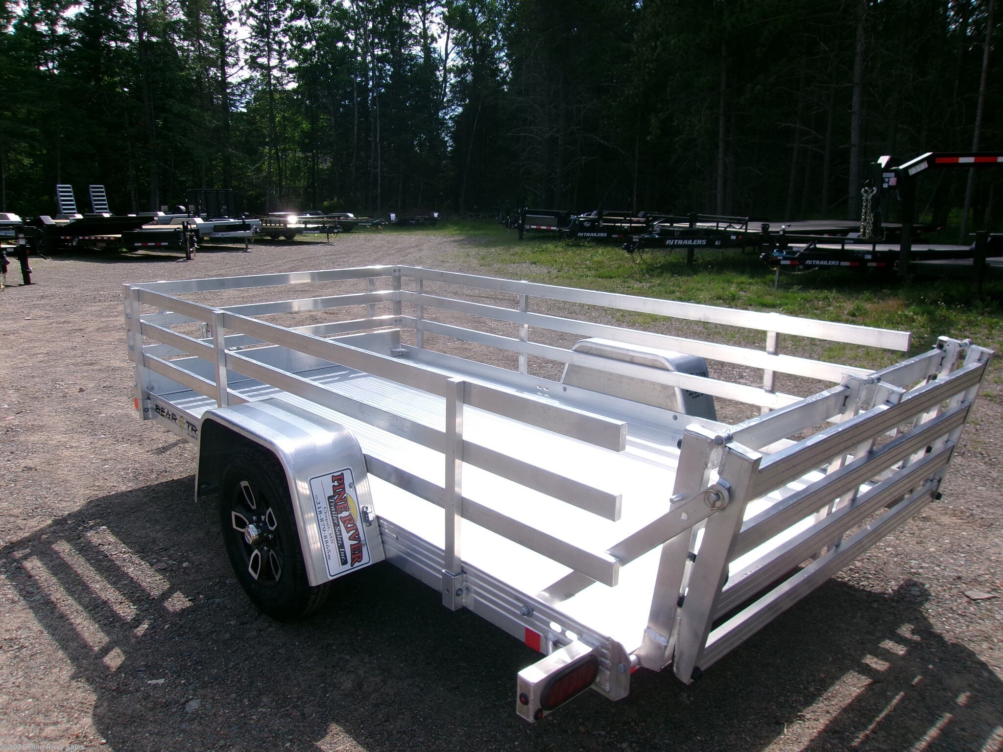2027 65" x 120" GVWR 2200# all Alum Utility Trailer by Bear Track from Pine River Sales in Cloquet, Minnesota