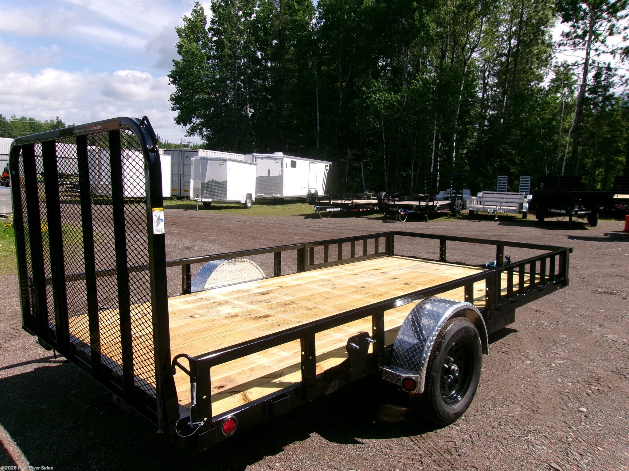 2027 PJ Trailers U8 U8-14 3.5K GVWR WITH BRAKES - New Utility Trailer for sale by Pine River Sales in Cloquet, Minnesota