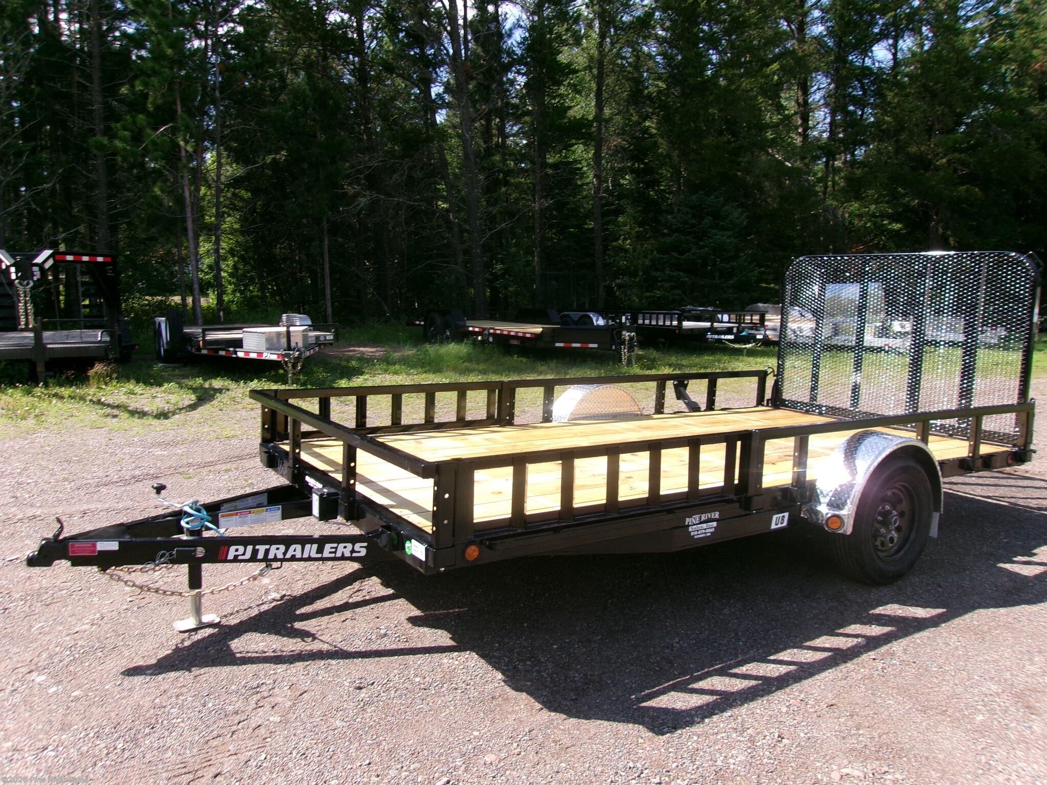 2027 U8 U8-14 3.5K GVWR WITH BRAKES by PJ Trailers from Pine River Sales in Cloquet, Minnesota