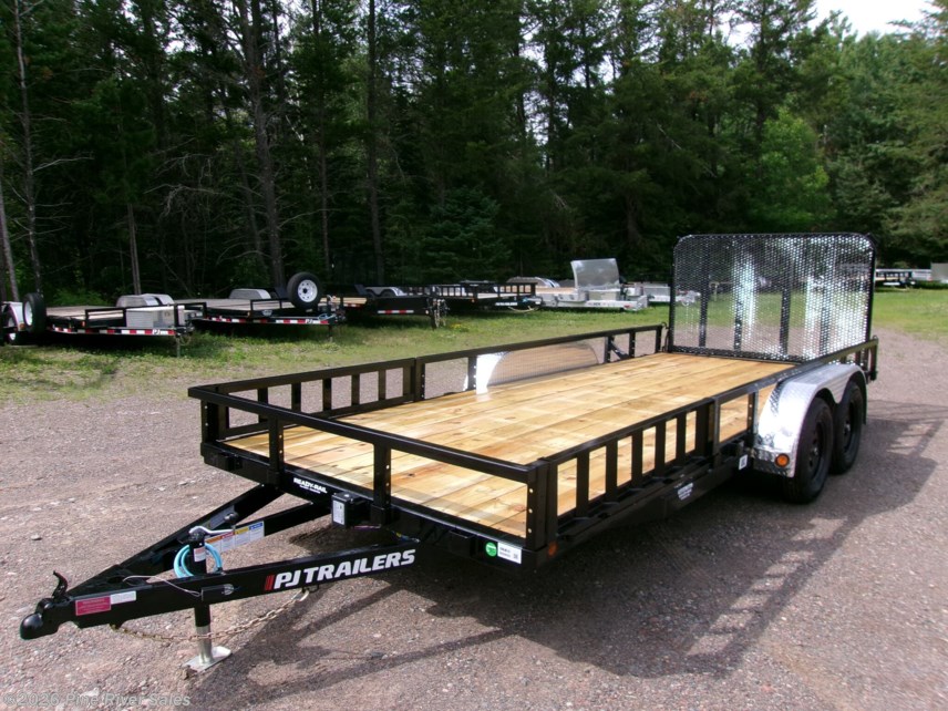 New 2027 PJ Trailers UL 83x18 UT 7k GVWR available in Cloquet, Minnesota