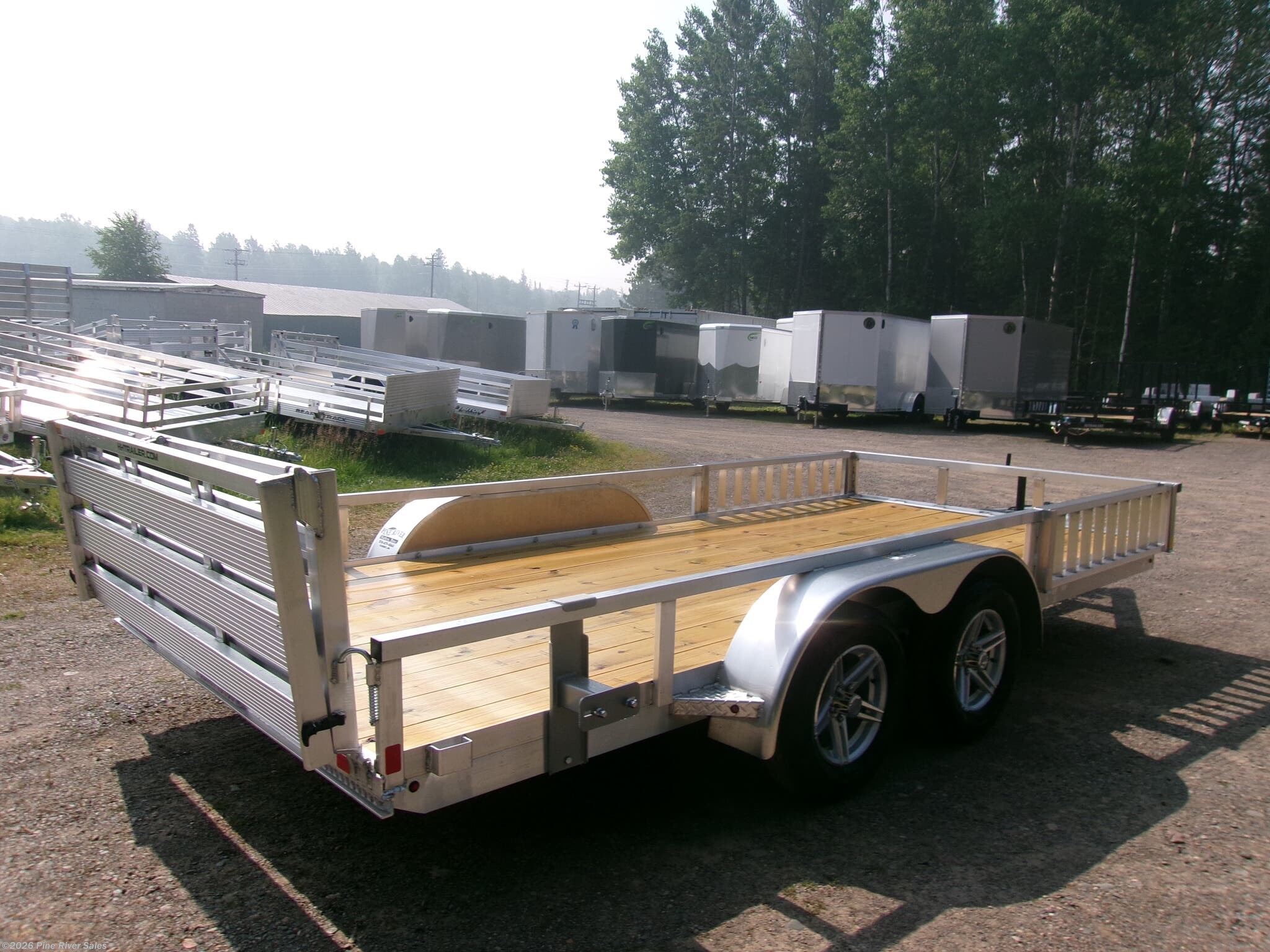 2026 H&H 82x16 Alum  7K Rail Side - New Utility Trailer for sale by Pine River Sales in Cloquet, Minnesota
