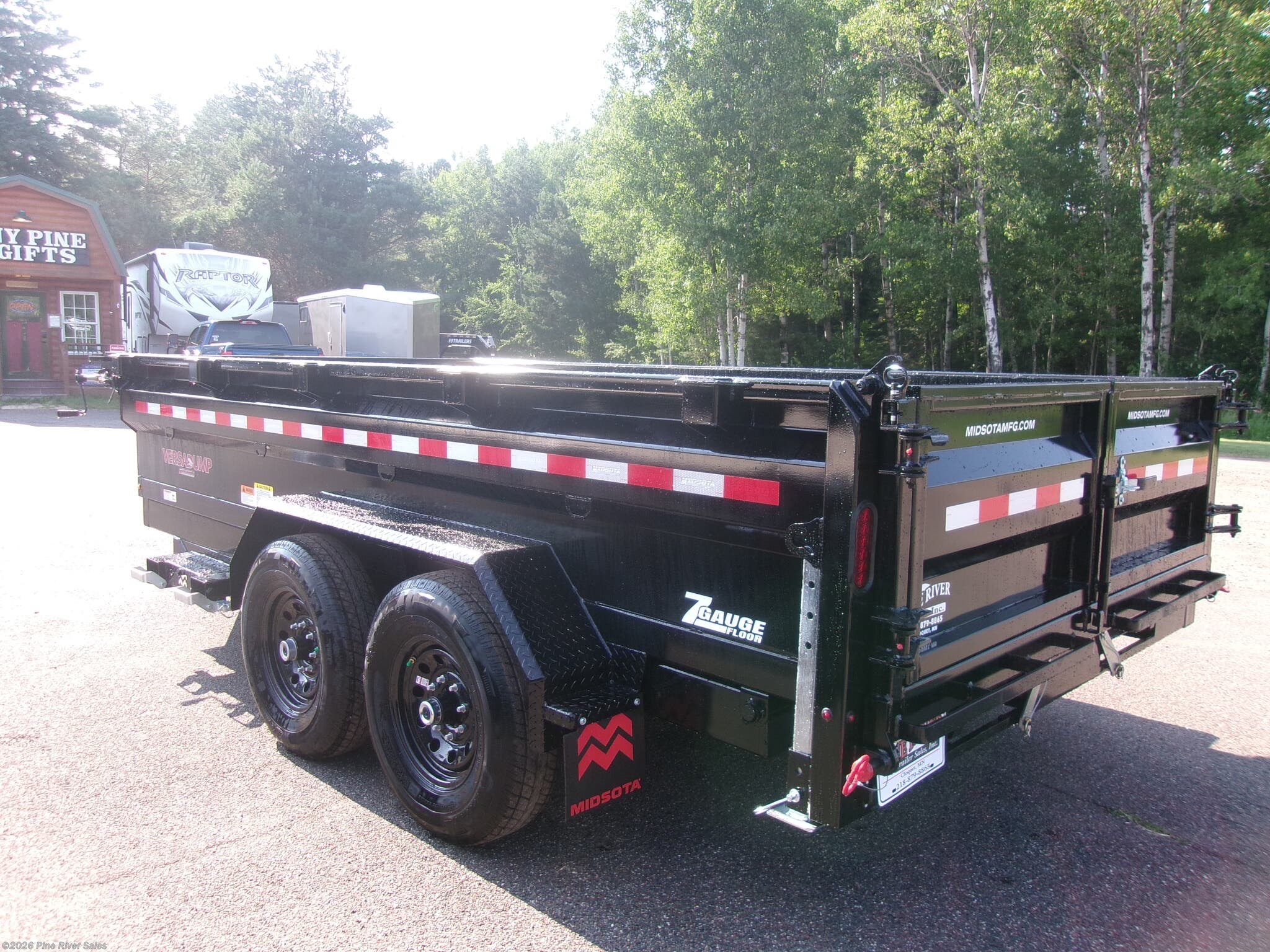 New 2026 Midsota HV 14' Dump Trailer GVWR 15.4K available in Cloquet, Minnesota