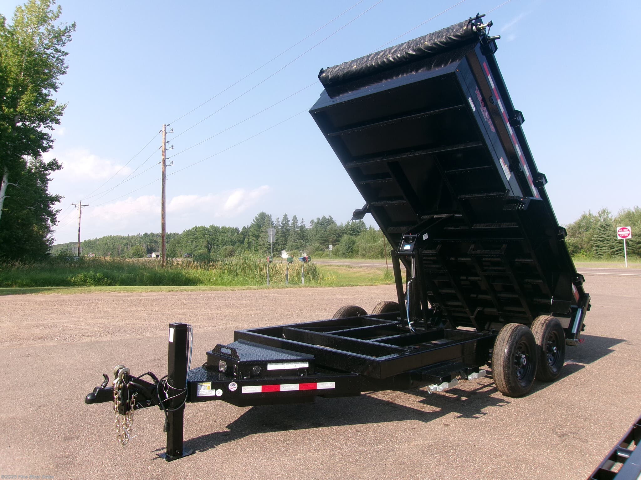 2026 HV 14' Dump Trailer GVWR 15.4K by Midsota from Pine River Sales in Cloquet, Minnesota