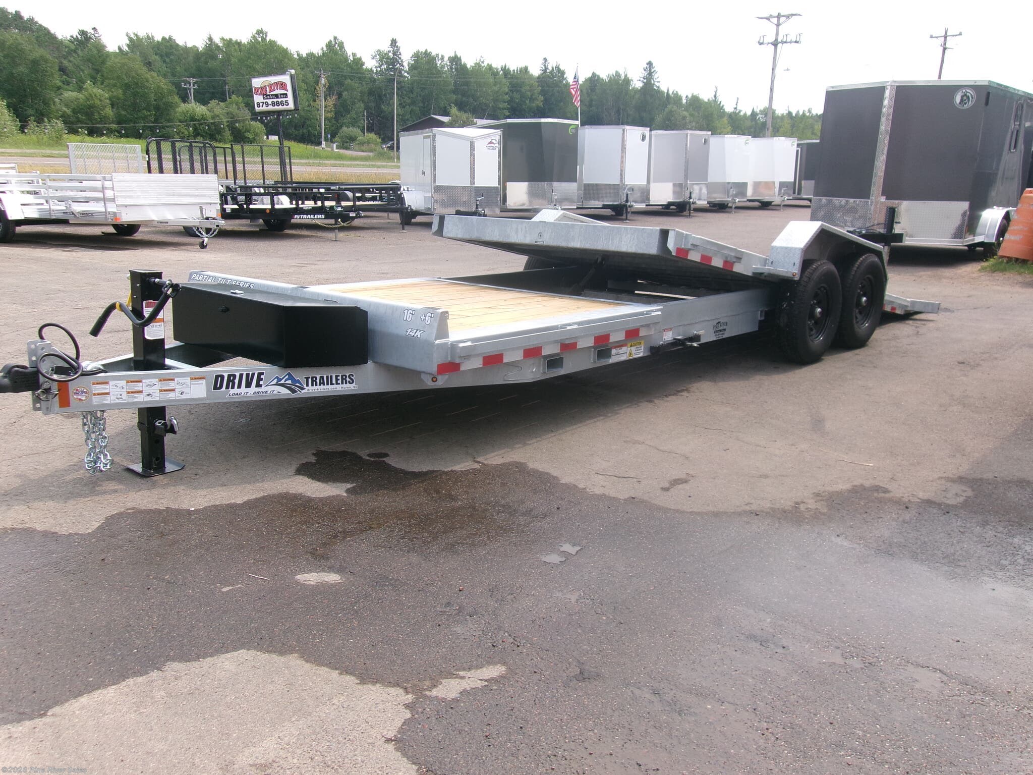 2027 102""x22' Galv. PARTIAL TILT 14k by Drive Trailers from Pine River Sales in Cloquet, Minnesota