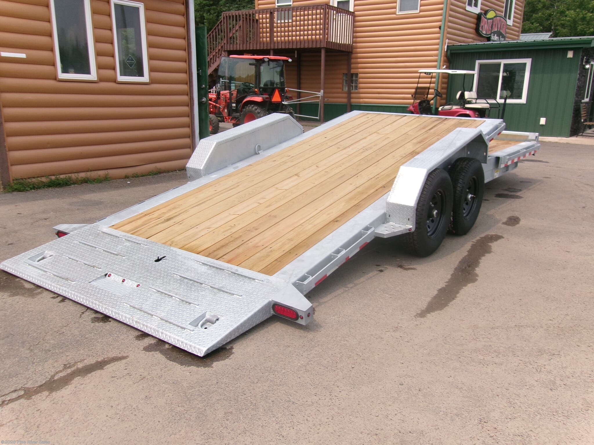 2027 Drive Trailers 102""x22' Galv. PARTIAL TILT 14k