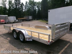 2026 18' Alum 7k ATV UT Wood Deck by H&H from Pine River Sales in Cloquet, Minnesota