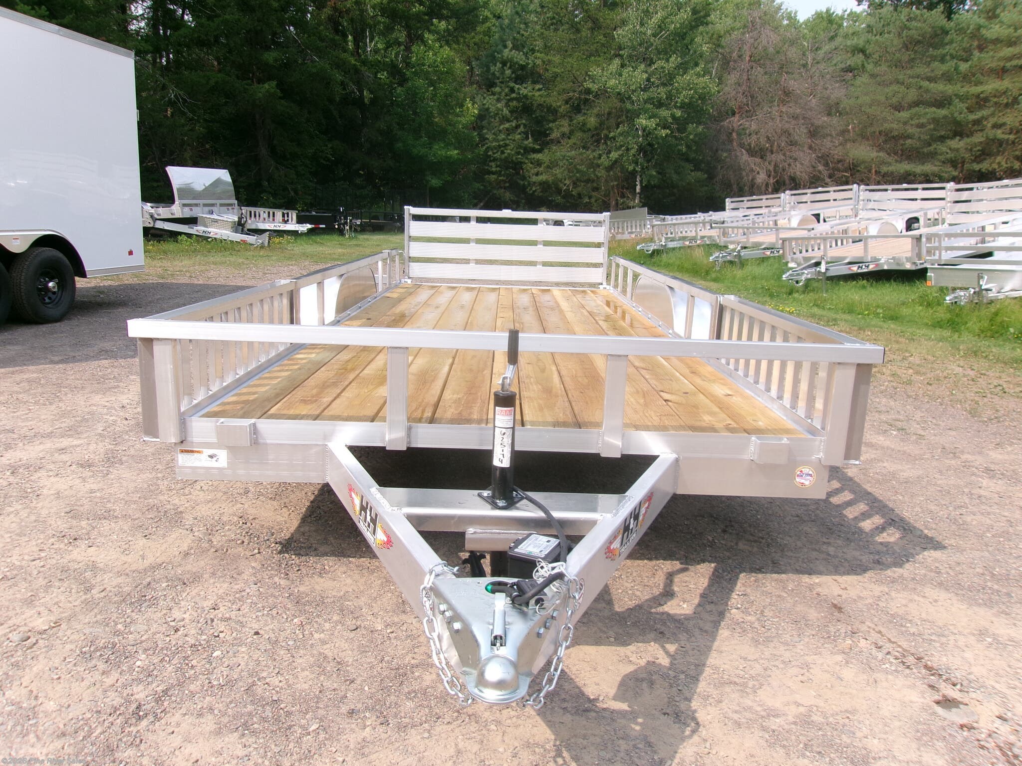 New 2026 H&H 18' Alum 7k ATV UT Wood Deck available in Cloquet, Minnesota