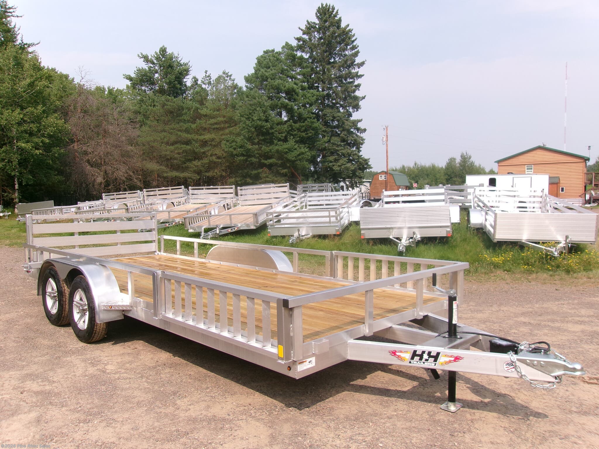 2026 H&H 18' Alum 7k ATV UT Wood Deck - New Utility Trailer for sale by Pine River Sales in Cloquet, Minnesota