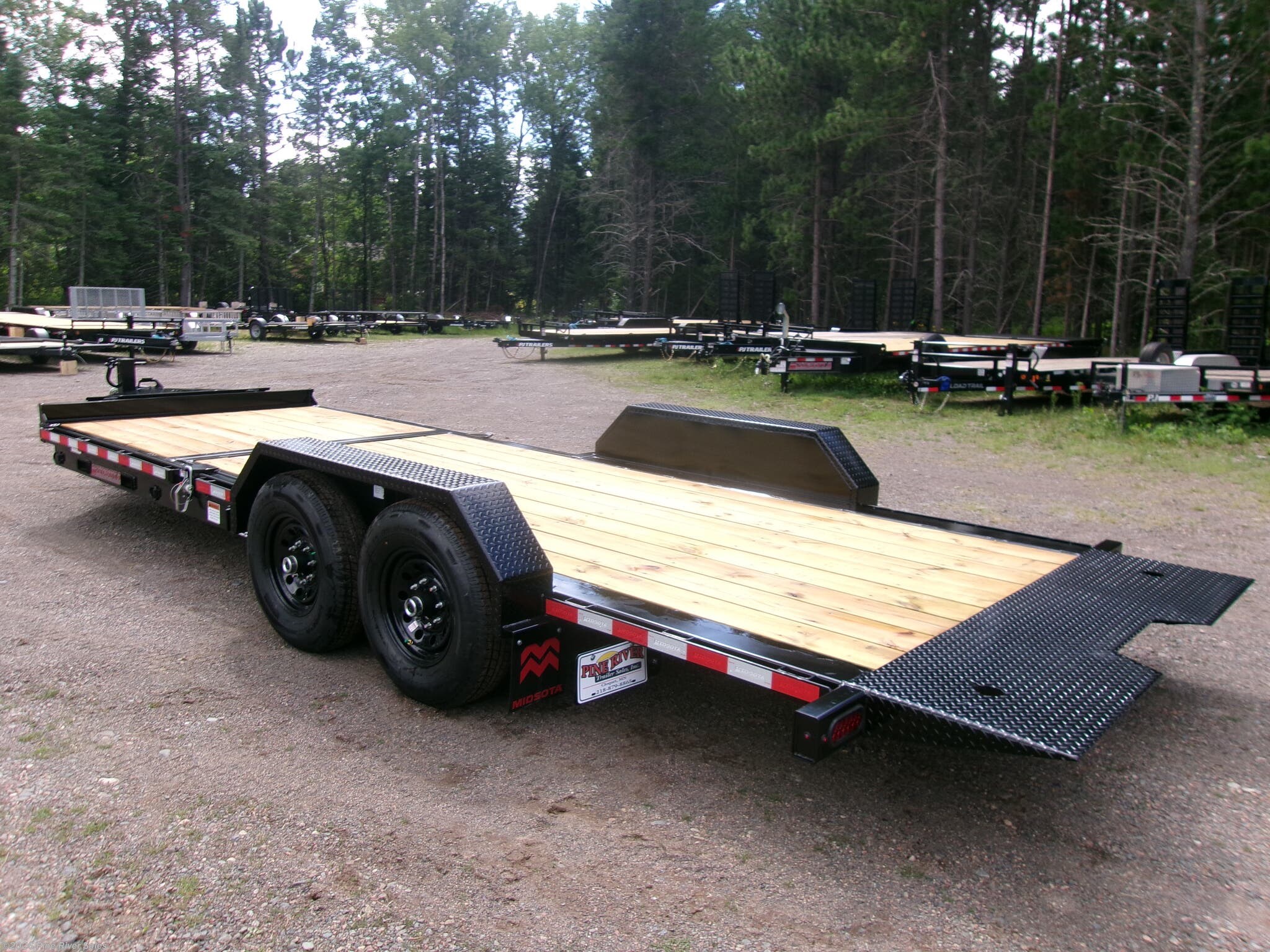 2026 Midsota TB 83" x 22' Gravity Tilt Trailer 15.4k