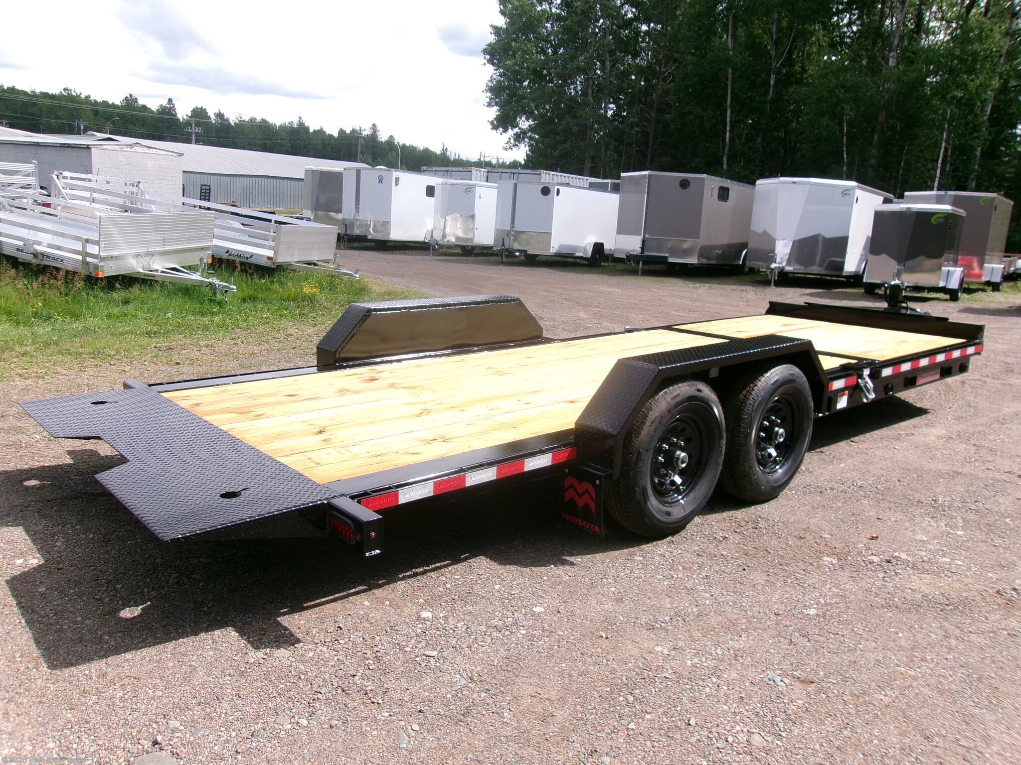 2026 Midsota TB 83" x 22' Gravity Tilt Trailer 15.4k - New Tilt Deck Trailer for sale by Pine River Sales in Cloquet, Minnesota