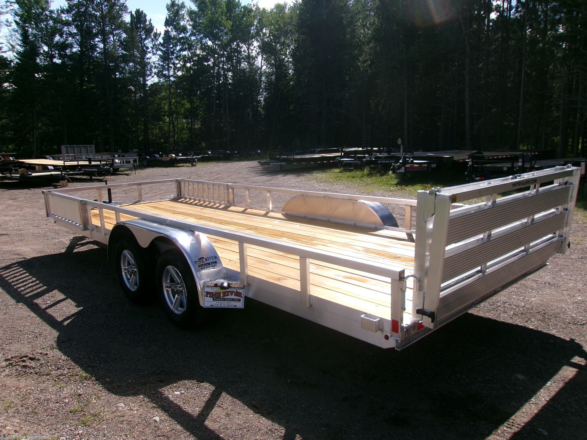 2026 20' Alum W/ WOOD DECK 7K  UPGRADES INCLUDED by H&H from Pine River Sales in Cloquet, Minnesota