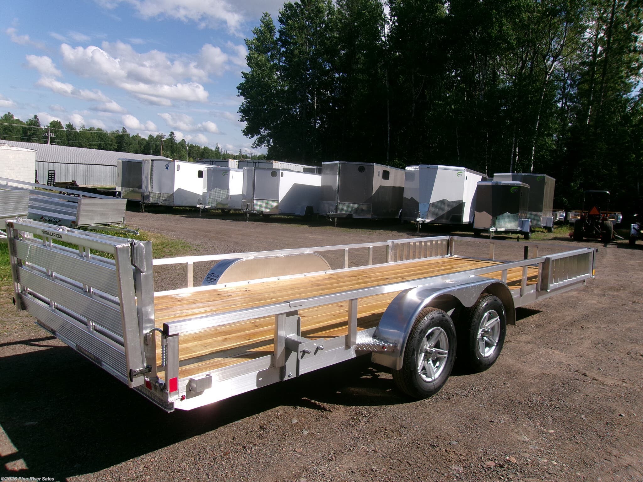 2026 H&H 20' Alum W/ WOOD DECK 7K  UPGRADES INCLUDED