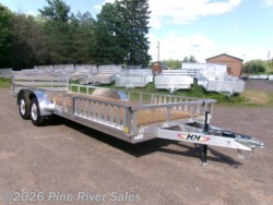 2026 H&H 20' Alum W/ WOOD DECK 7K UPGRADES INCLUDED - New Utility Trailer for sale by Pine River Sales in Cloquet, Minnesota