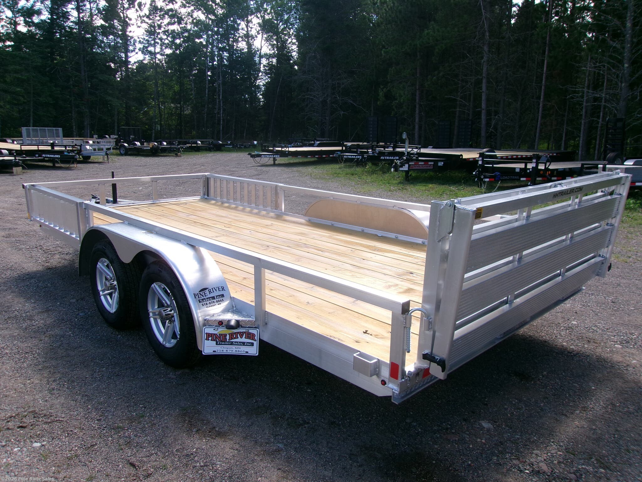 2026 H&H 82x16 Alum  7K Rail Side - New Utility Trailer for sale by Pine River Sales in Cloquet, Minnesota
