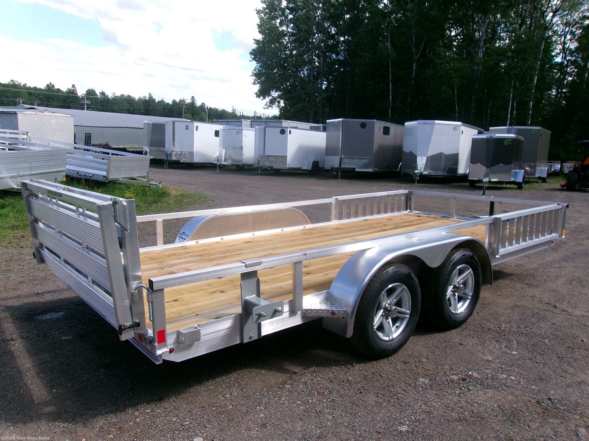 2026 82x16 Alum  7K Rail Side by H&H from Pine River Sales in Cloquet, Minnesota