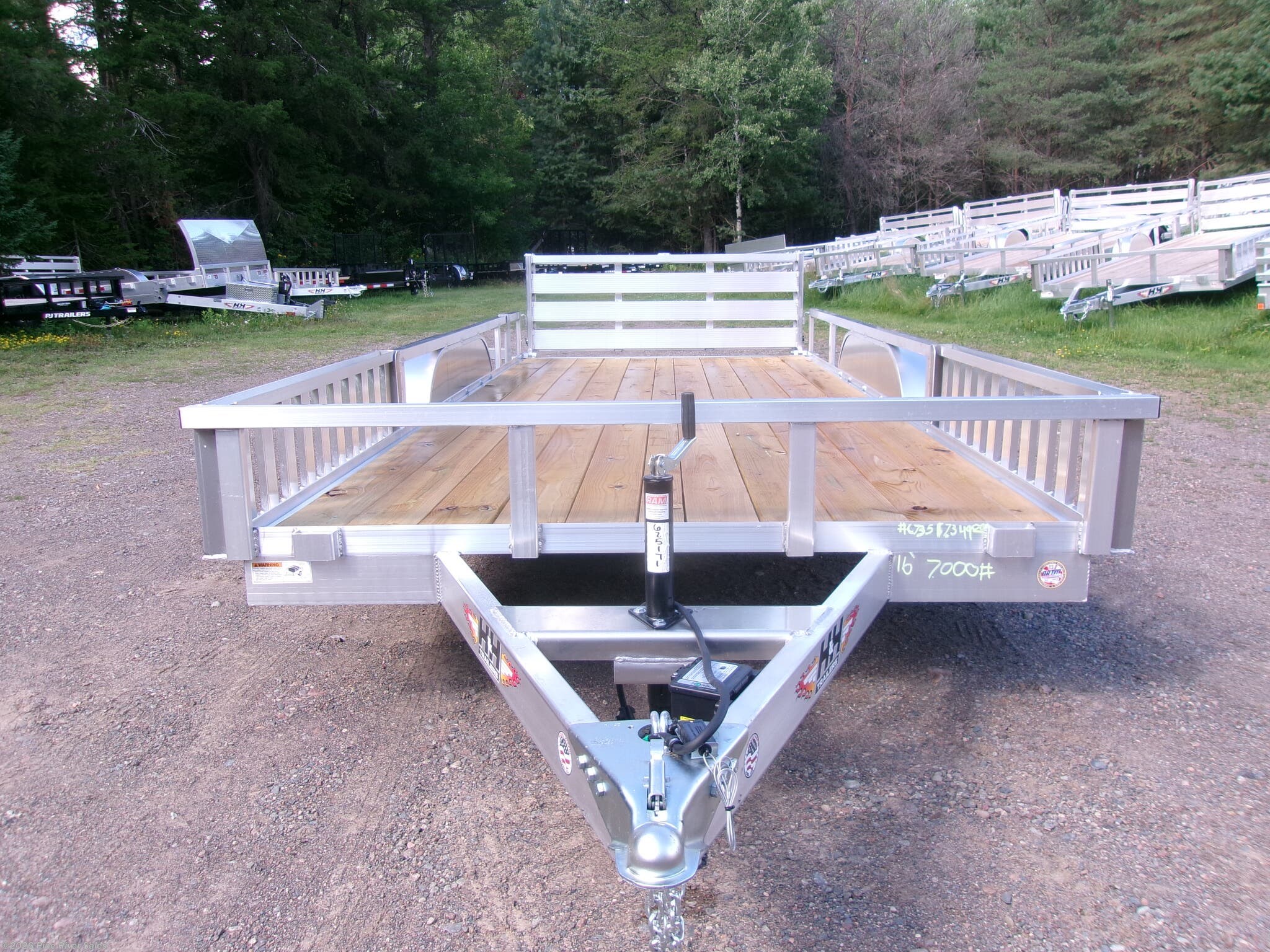 New 2026 H&H 82x16 Alum  7K Rail Side available in Cloquet, Minnesota