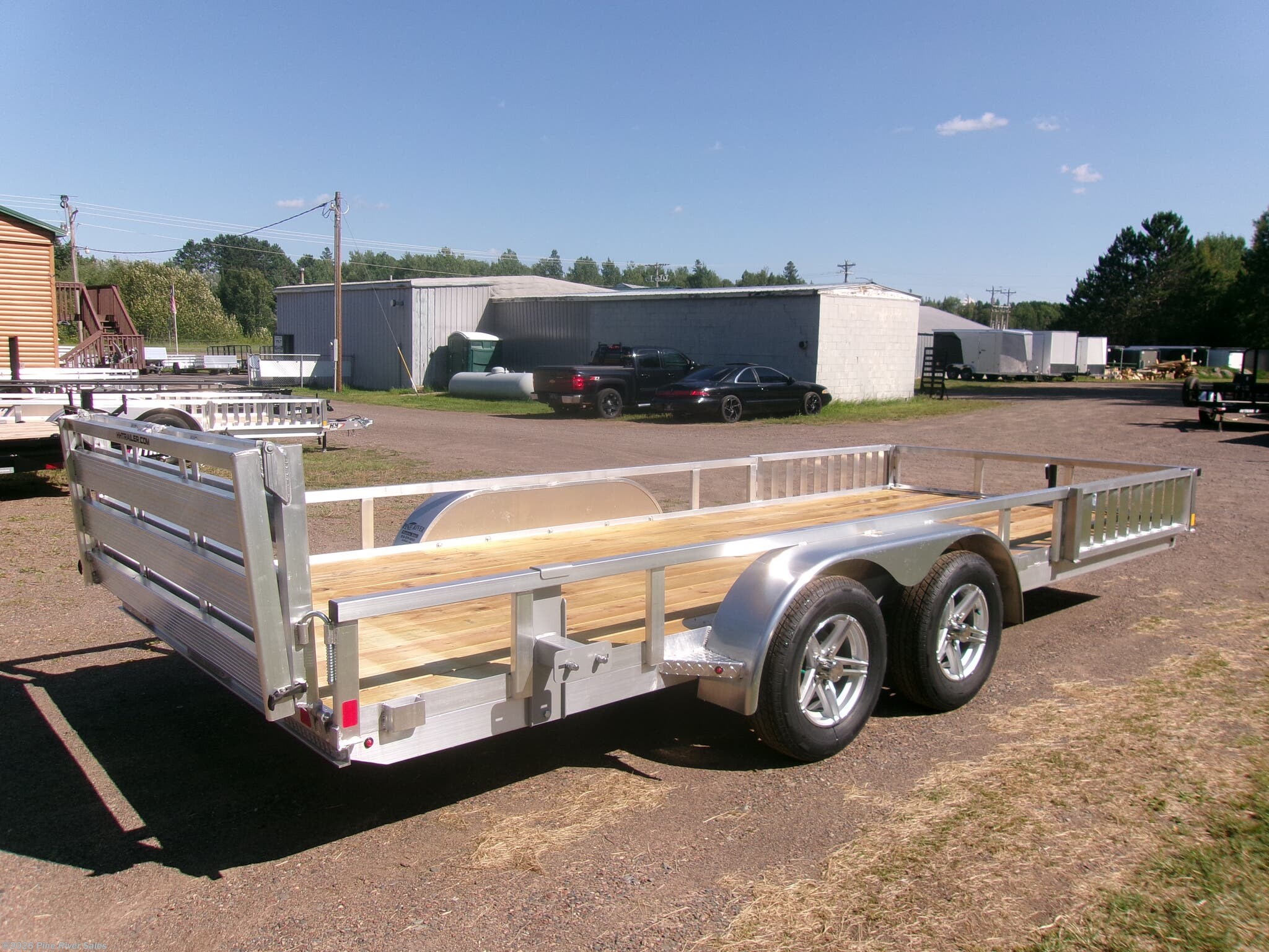2026 H&H 18' Alum 7k ATV UT Wood Deck - New Utility Trailer for sale by Pine River Sales in Cloquet, Minnesota