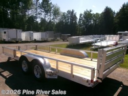 2026 18' Alum 7k ATV UT Wood Deck by H&H from Pine River Sales in Cloquet, Minnesota