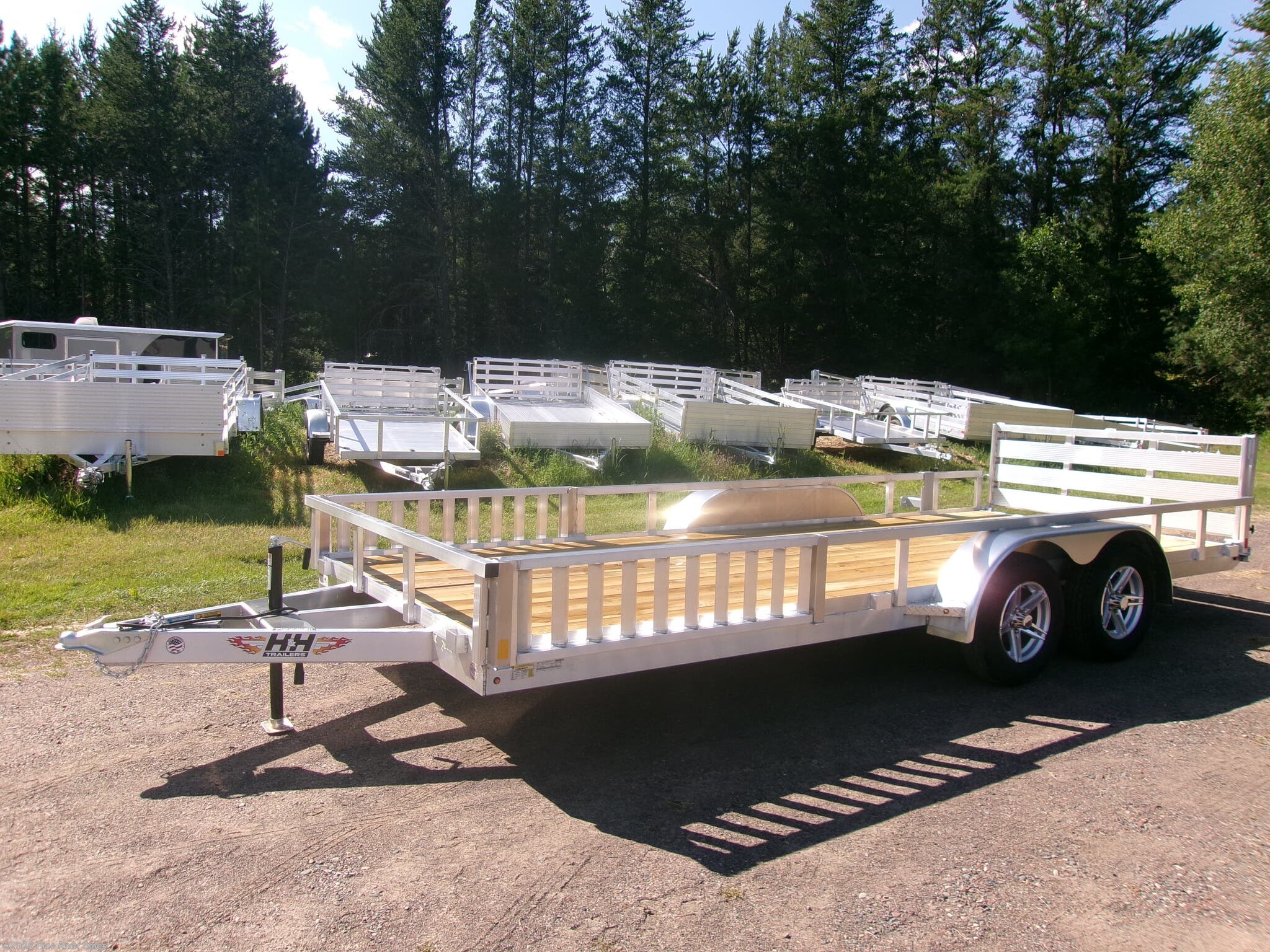 2026 H&H 18' Alum 7k ATV UT Wood Deck