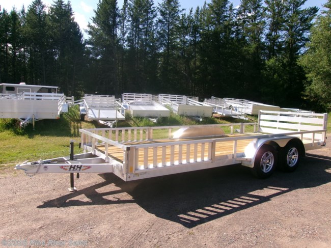 2026 H&H 18' Alum 7k ATV UT Wood Deck