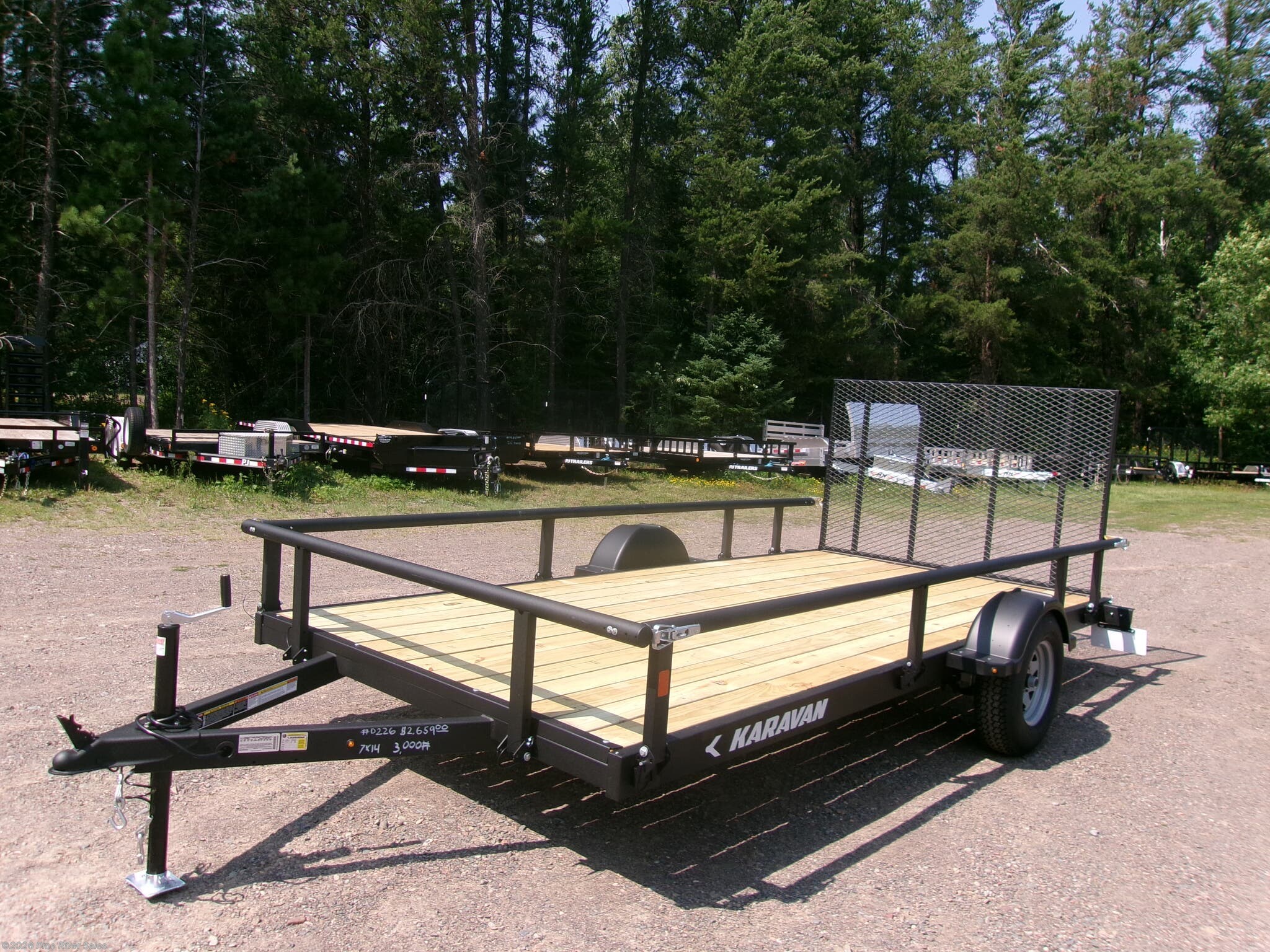 2027 Karavan Utility Trailer 81"x14' Karavan 3k Steel