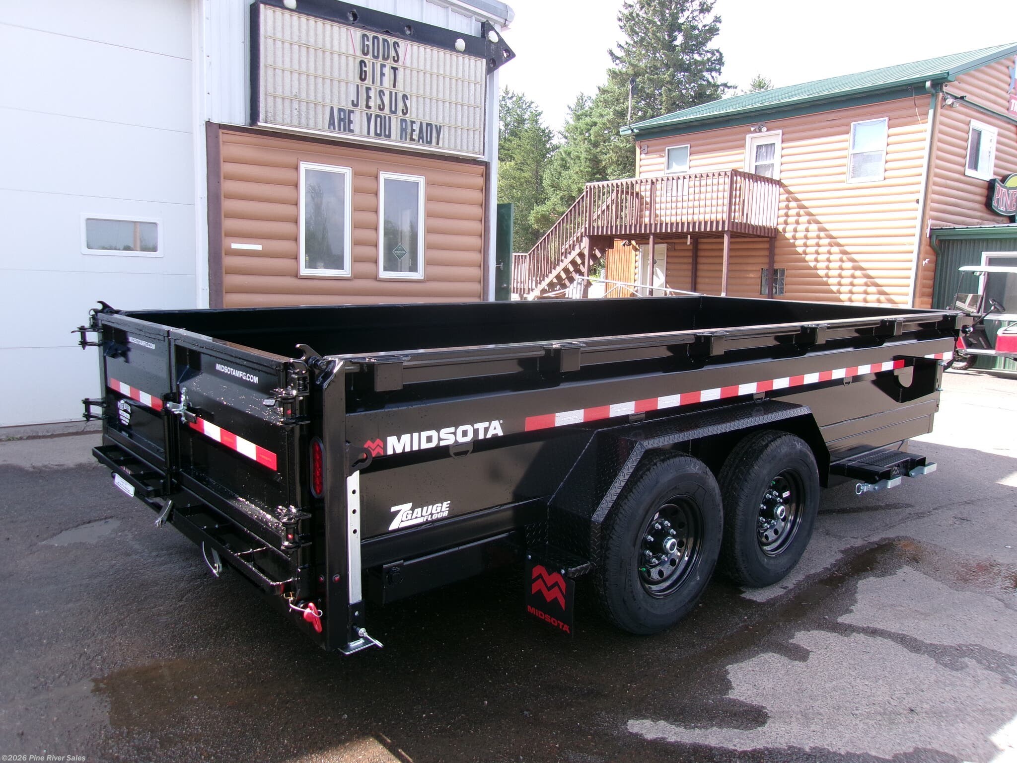2027 Midsota HV 16' Dump Trailer 15.4 K GVWR - New Dump (Heavy Duty) Trailer for sale by Pine River Sales in Cloquet, Minnesota