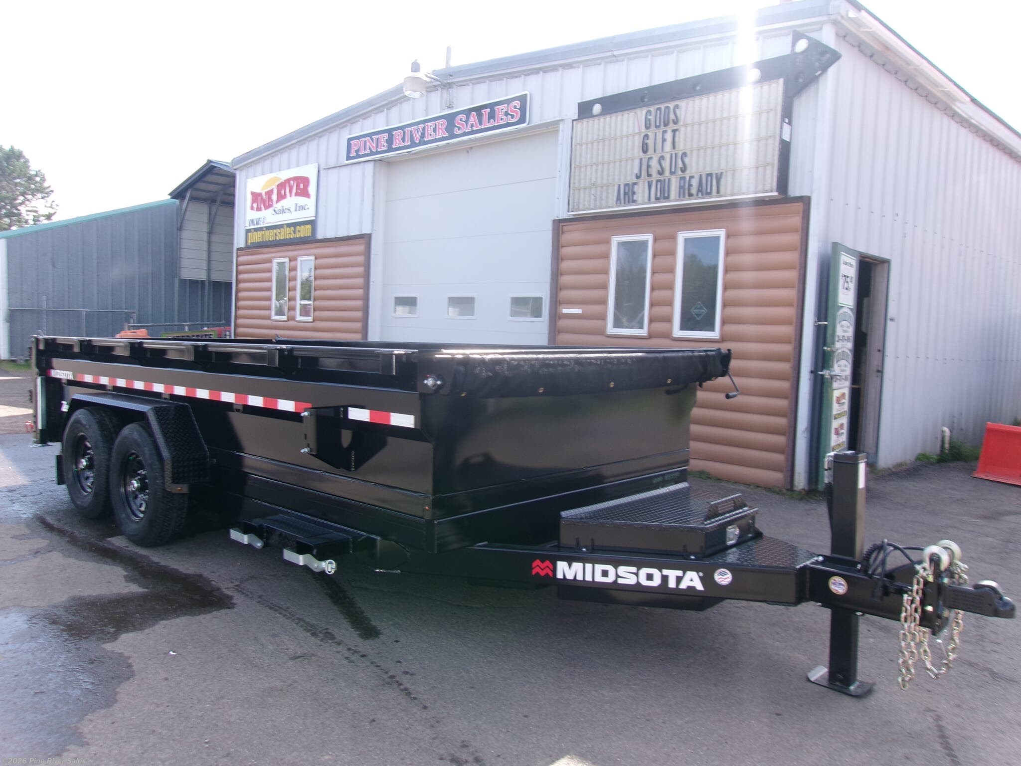 2027 Midsota HV 16' Dump Trailer 15.4 K GVWR