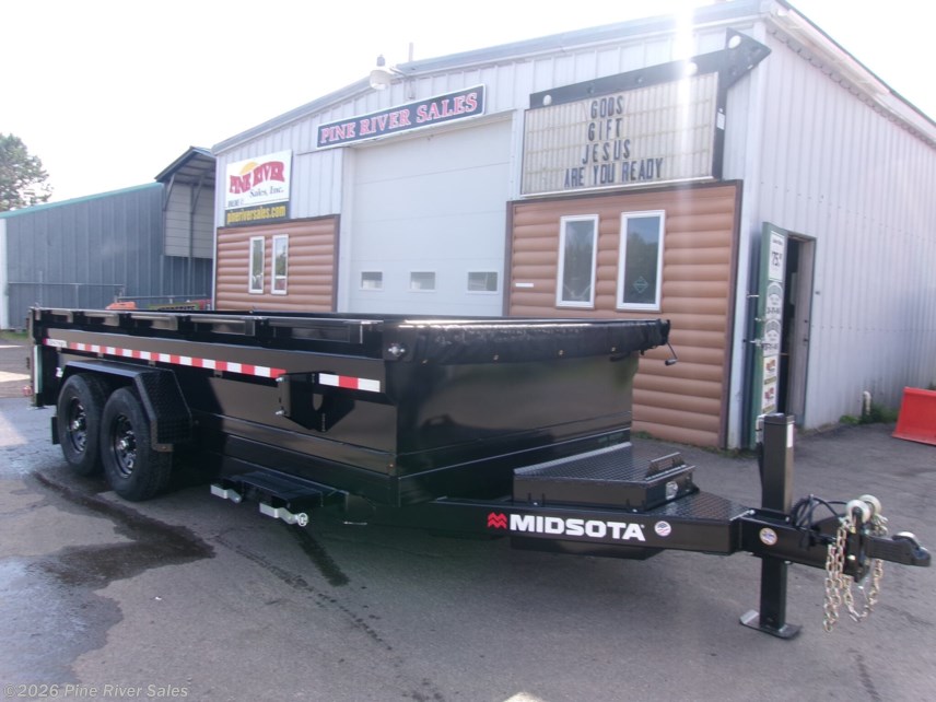 New 2027 Midsota HV 16' Dump Trailer 15.4 K GVWR available in Cloquet, Minnesota