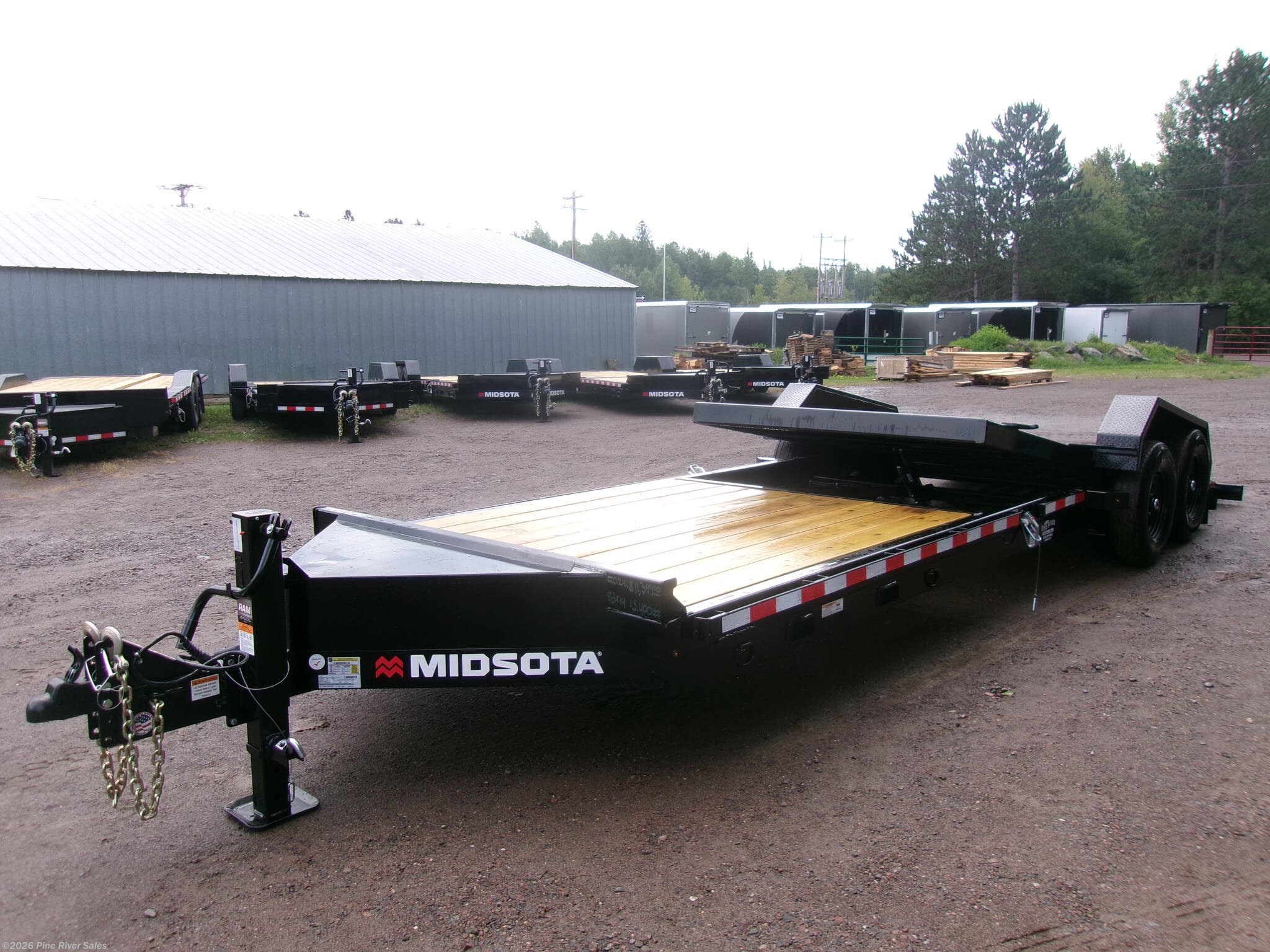 2027 Midsota TB 83" x 24' Gravity Tilt Trailer 15.4k