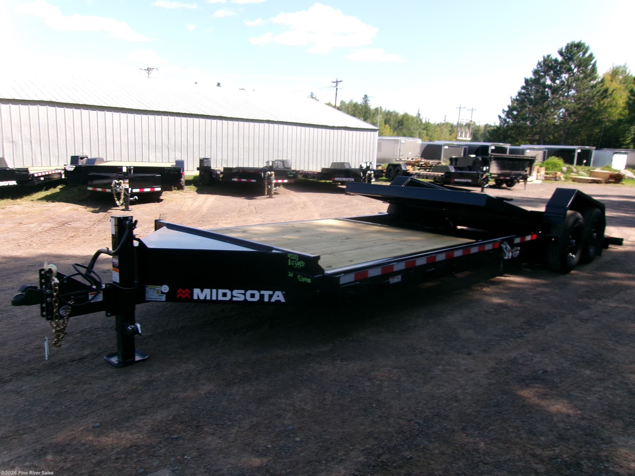 2027 Midsota TB 83" x 24' Gravity Tilt Trailer 15.4k