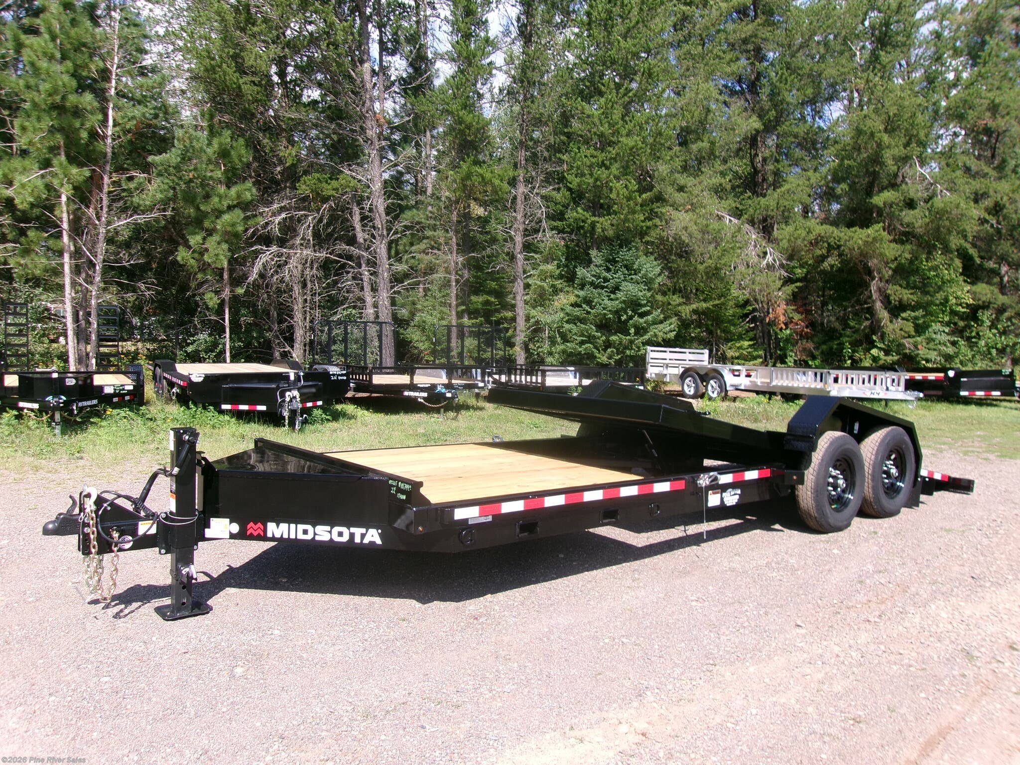 2027 Midsota TB 83" x 22' Gravity Tilt Trailer 15.4k