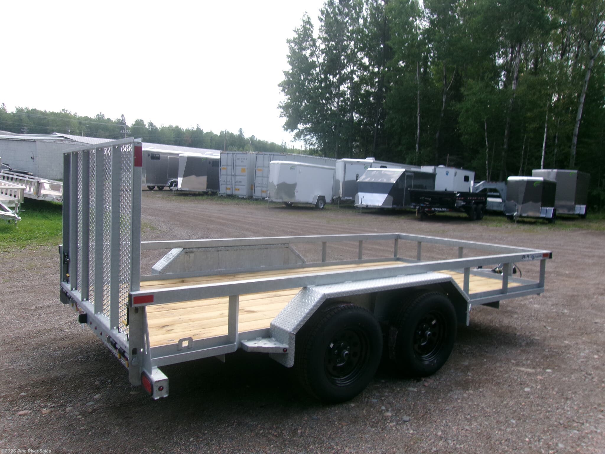 2027 Drive Trailers 82x14 UT Galvanized 7K GVWR