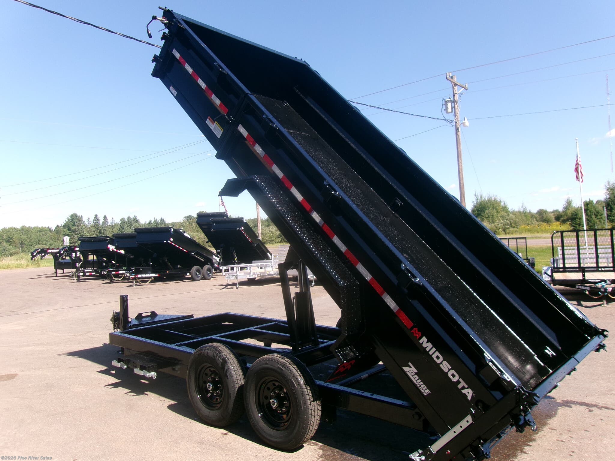 2027 Midsota HV 16' Dump Trailer 15.4 K GVWR - New Dump (Heavy Duty) Trailer for sale by Pine River Sales in Cloquet, Minnesota
