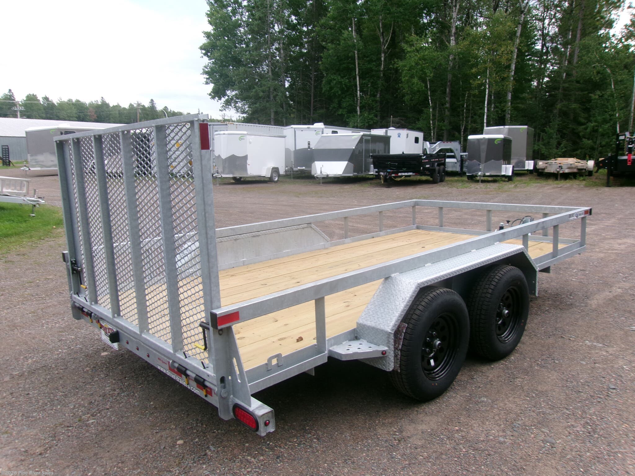2027 Drive Trailers 82x14 UT Galvanized 7K GVWR - New Utility Trailer for sale by Pine River Sales in Cloquet, Minnesota