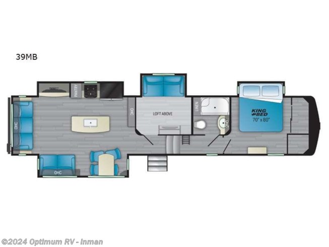2022 Heartland Bighorn Traveler 39MB - New Fifth Wheel For Sale by Optimum RV in Inman, South Carolina features Slideout